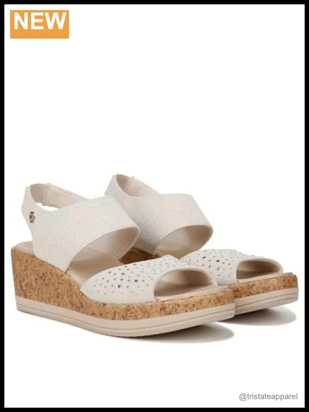LifeStride Women's Reveal Bright Machine Washable Comfort Wedge Sandal Slingback